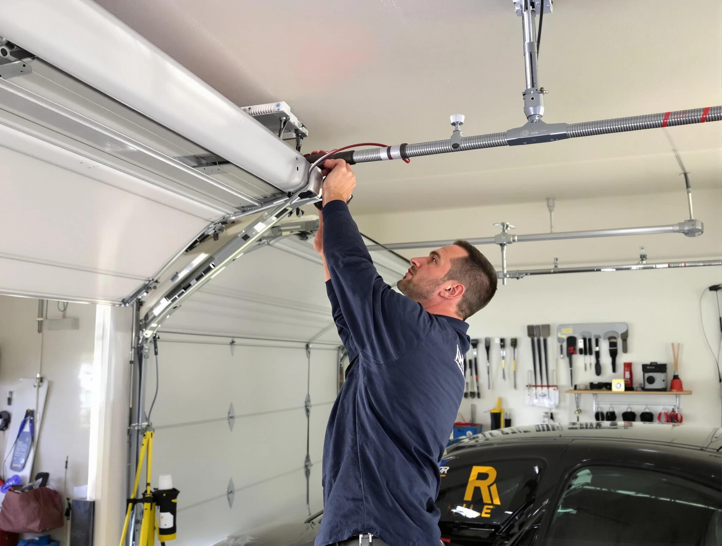 Jonesboro Garage Door Repair technician performing garage door cable repair in Jonesboro