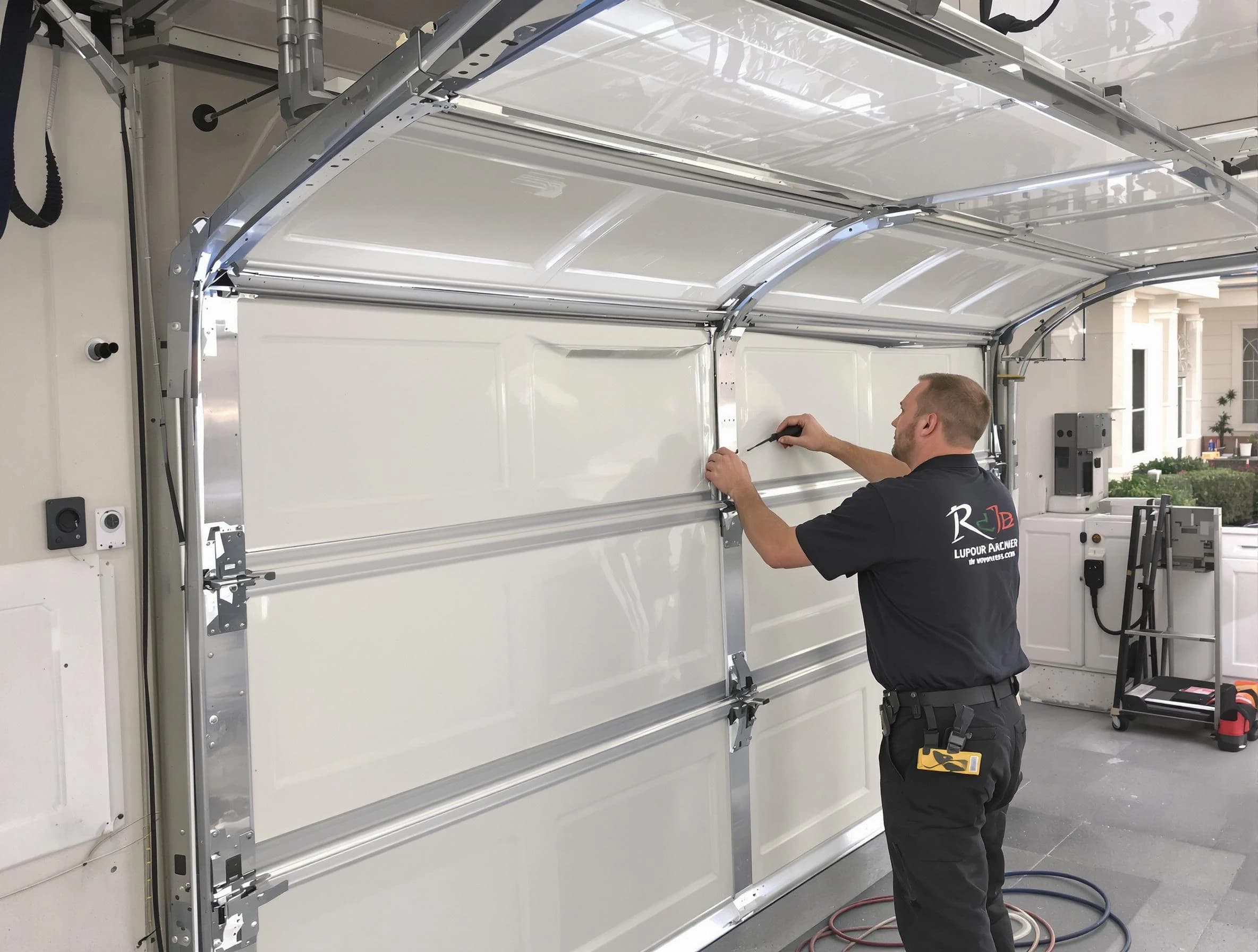 Jonesboro Garage Door Repair professional performing panel repair in Jonesboro