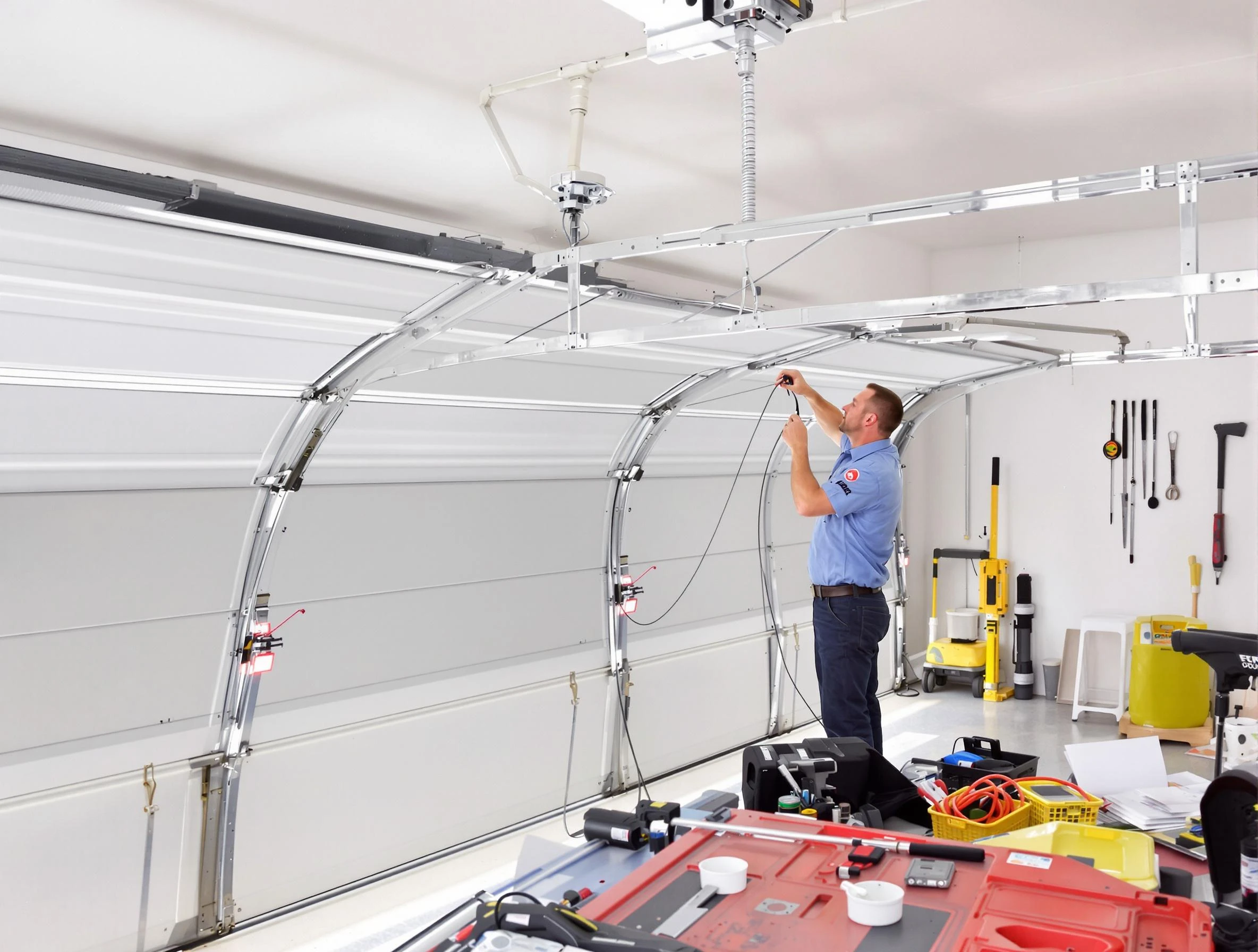 Garage door cable repair service by Jonesboro Garage Door Repair in Jonesboro