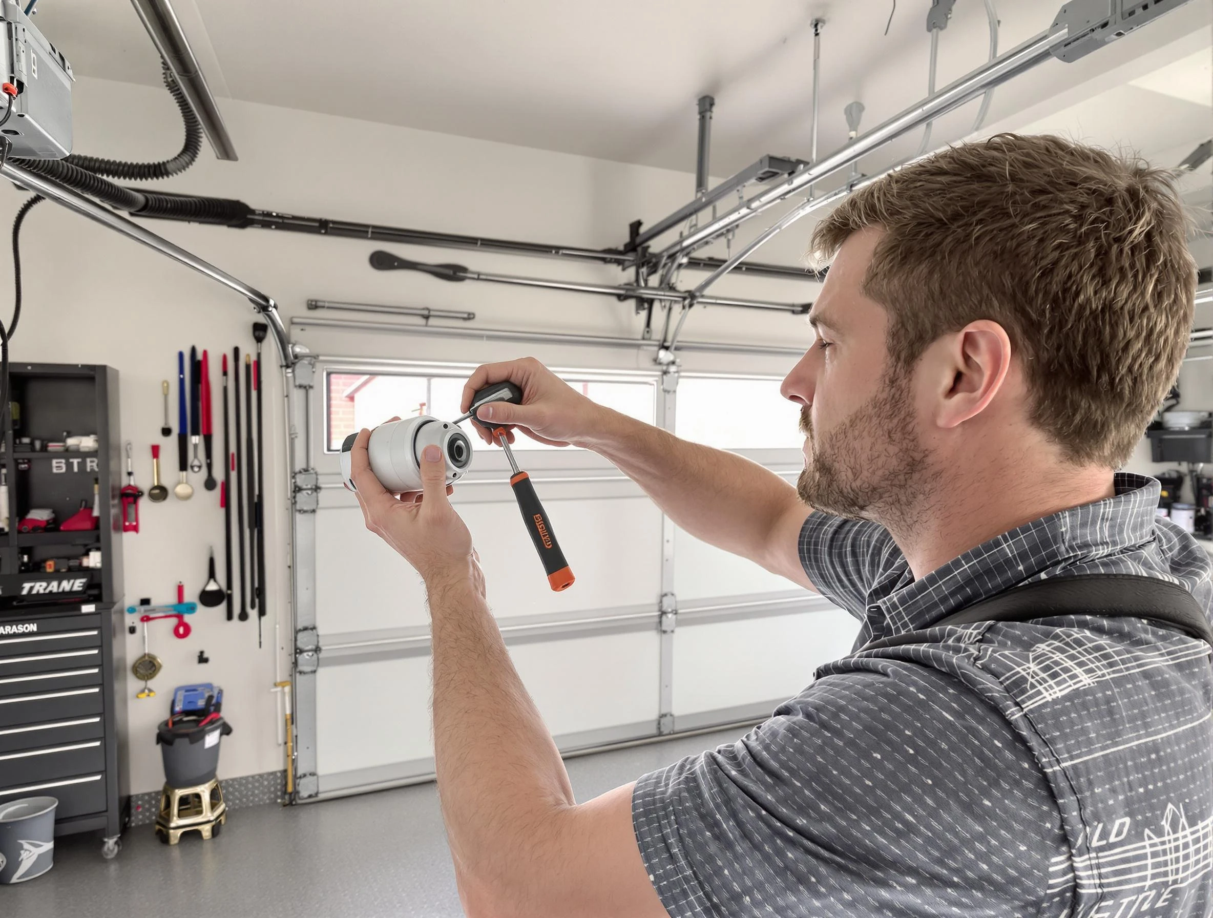 Garage door opener repair service by Jonesboro Garage Door Repair in Jonesboro